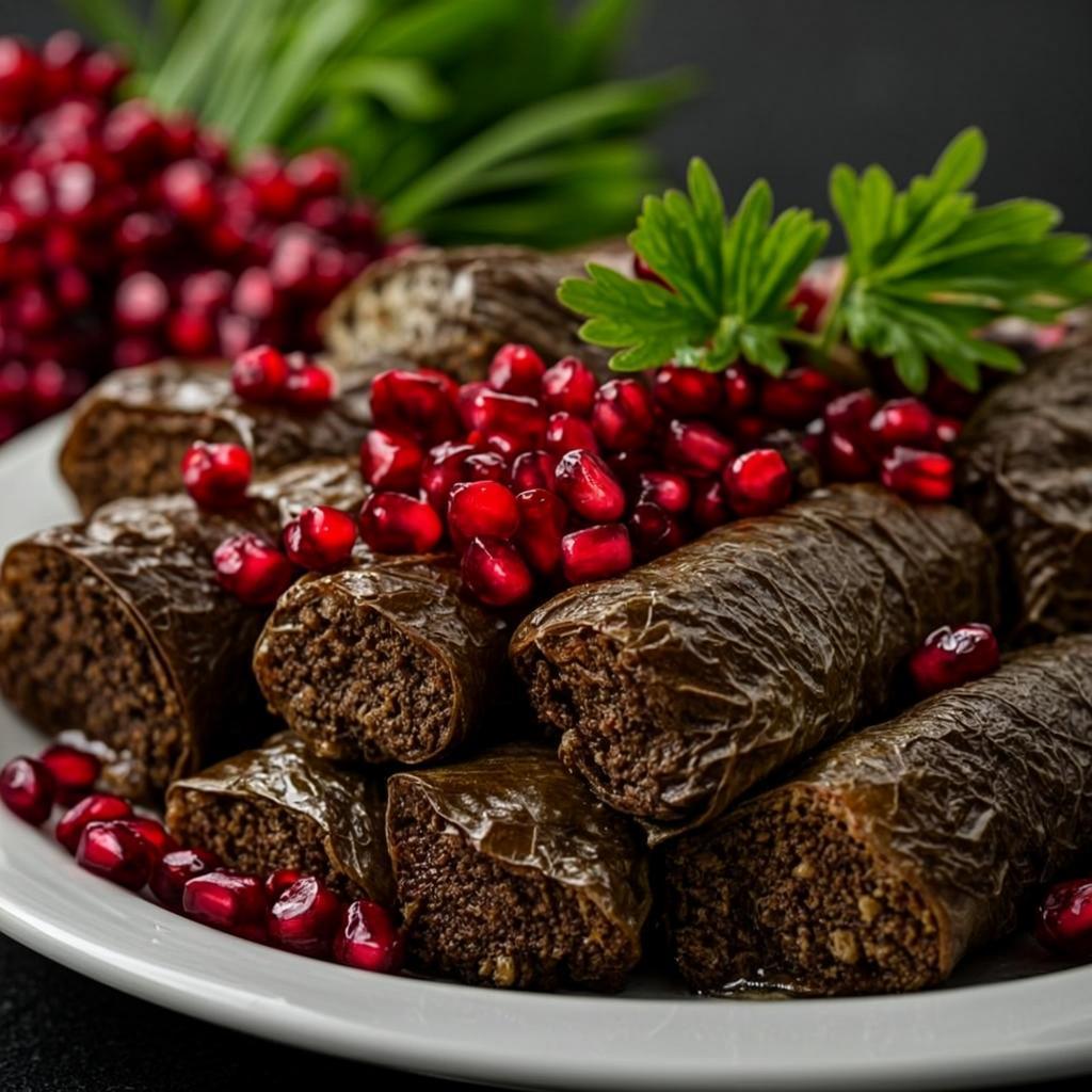 Badrijani eggplant rolls