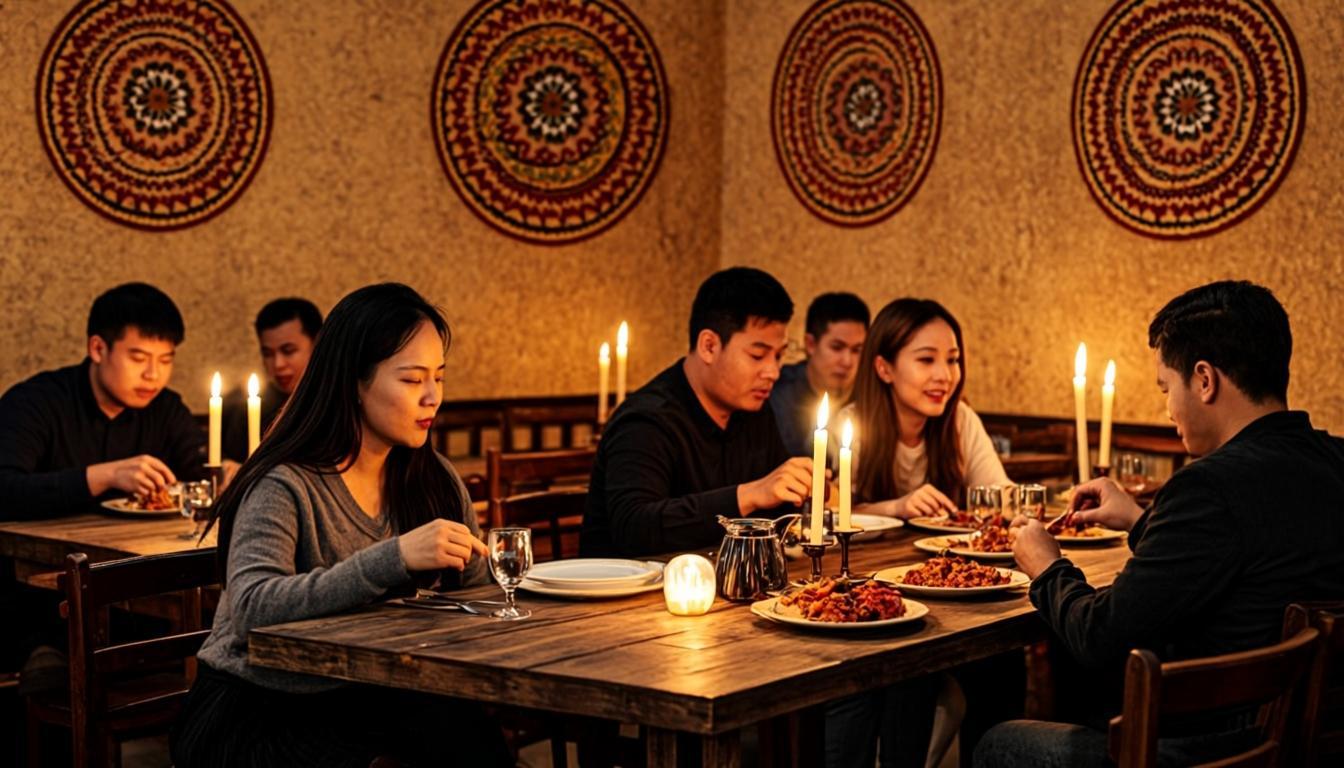 Cozy dining room ambiance